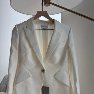 Alexander McQueen Cream Women's Blazer